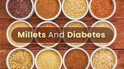 Which millet is good for diabetes?