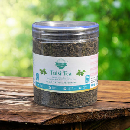 Organic Herbal Krishna Tulsi Tea, Source of High Antioxidants 50g