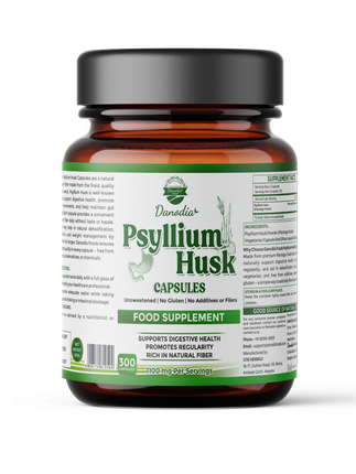 Danodia Foods Psyllium Husk Capsules - 300 Capsules