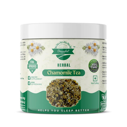 Danodia foods Organic Chamomile Tea || Best Organic Green Tea || Dried Chamomile
