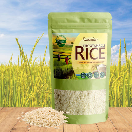 Organic Thooya Malli Rice, Low GI Traditional Rice 950g