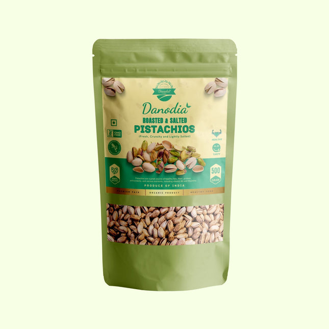 Salted and Roasted Pistachios, Healthy Snacking Option 500g