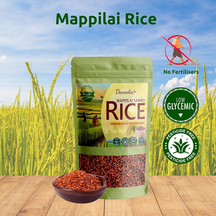 Mappillai Samba Rice (Red), Low GI Traditional Rice 950g