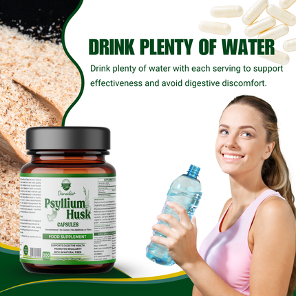 Danodia Foods Psyllium Husk Capsules - 300 Capsules