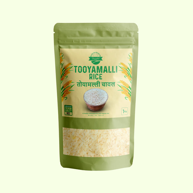 Organic Tooyamalli Rice, Low GI Traditional Rice 1kg