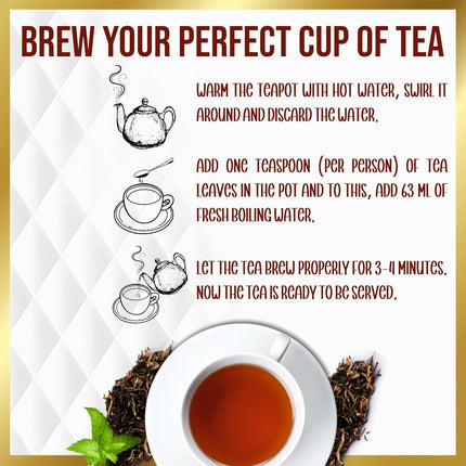 Organic Lychee Orthodox Assam Black Tea 100g/3.5oz, Lychee Flavour Black Tea