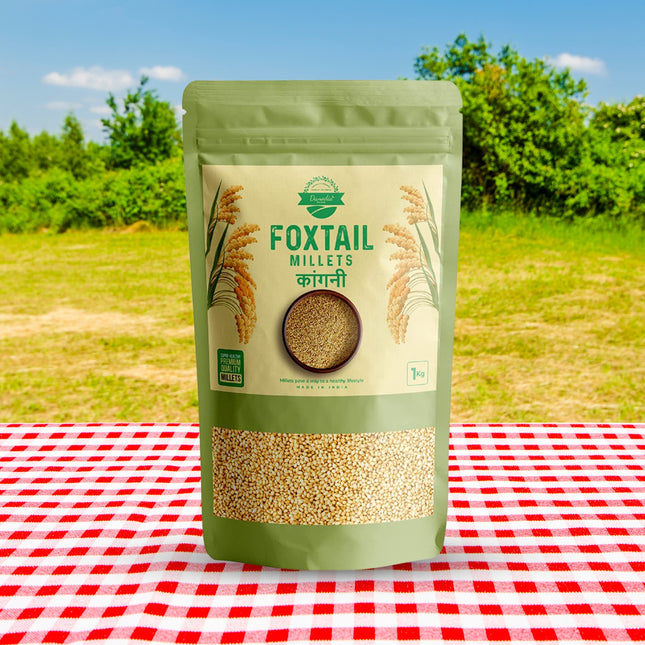 Foxtail Millet (Kangni), Gluten Free Whole Grain Millets 1kg