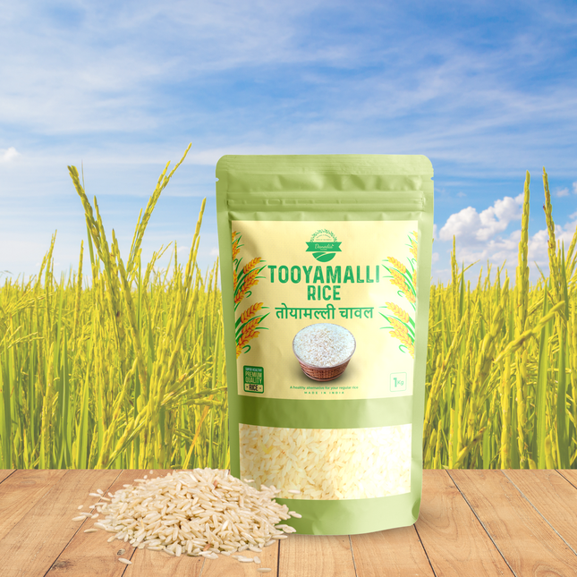 Organic Tooyamalli Rice, Low GI Traditional Rice 1kg
