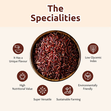 Mappillai Samba Rice (Red), Low GI Traditional Rice 950g