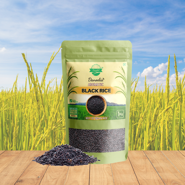 Organic Black Rice, Low GI Traditional Rice 1kg