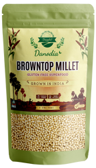 Danodia Foods Browntop Millet (2lbs | 950g | 33oz), Unpolished, Natural & Gluten-Free Whole Grain Superfood, Plant-Based, Grown in India