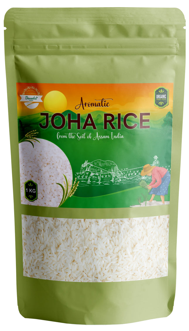 Organic and Aromatic Assamese Joha Rice - 1 Kg