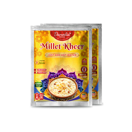 Danodia Foods Foxtail Millet Pudding 120g (Pack of 2) |Just add hot water