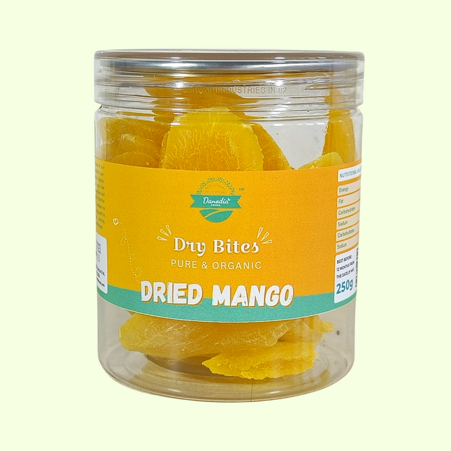 Dried & Sweetened Mango Slices, Premium Dried Fruit 250g