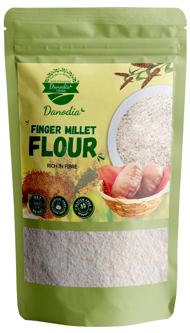 Organic Finger Millet Flour (ragi), Better Than Wheat Flour 950g