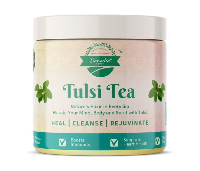 Organic Herbal Krishna Tulsi Tea, Source of High Antioxidants 50g
