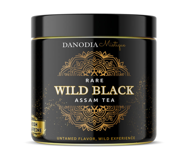 The Real Organic Assam Black Tea, Strong Flavour - WILD BLACK 100g