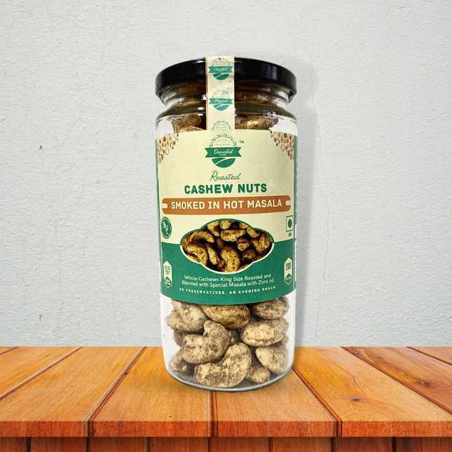 Roasted Cashew, Smoked with Hot Masala, Zero Oil - 200g