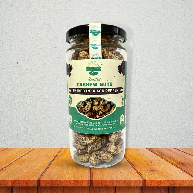 Roasted Cashew Black Pepper, Tossed with Virgin Olive Oil 200g