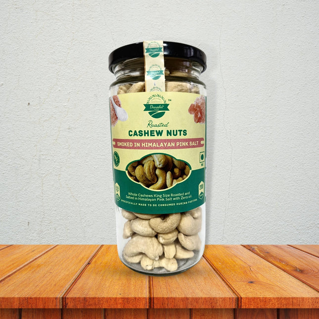 Roasted Cashew Himalayan Pink Salt, Tossed with Virgin Olive Oil 200g