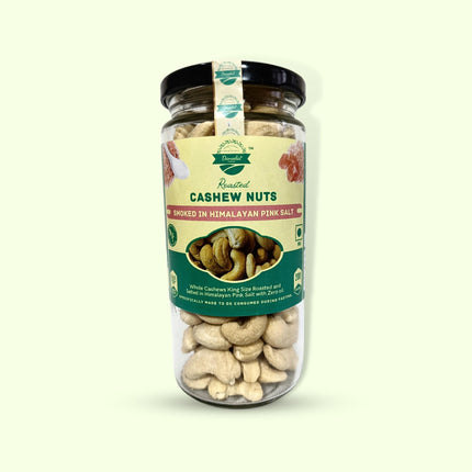 Roasted Cashew Himalayan Pink Salt, Tossed with Virgin Olive Oil 200g