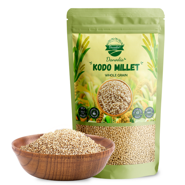 Organic Kodo Millet 2lbs / 950g, Unpolished & Gluten Free Whole Grain Millet