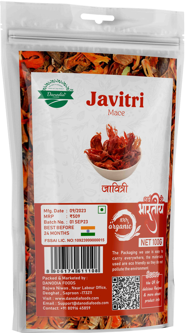 Organic Nutmace (Javitri) - 100g